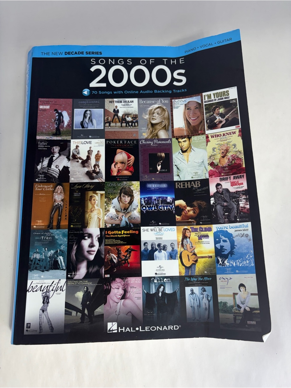 Hal Leonard Songs Of The 2000s The New Decade Piano Vocal Guitar Music Book